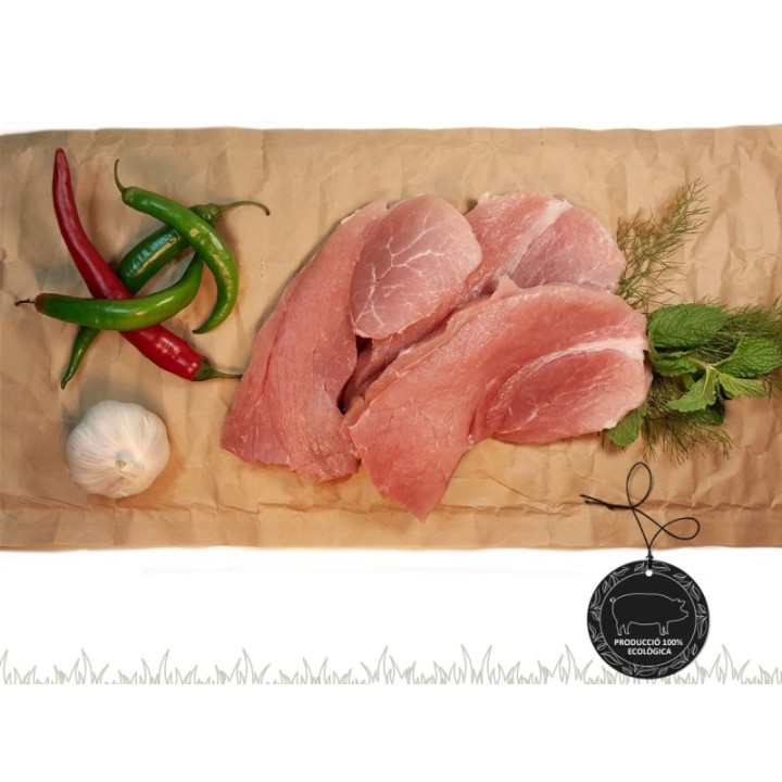 Bistec de pierna de cerdo ecológico | Ecoilla