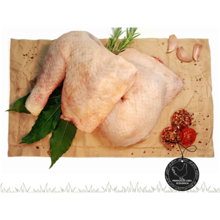 Cuarto trasero de pollo ecológico | Ecoilla